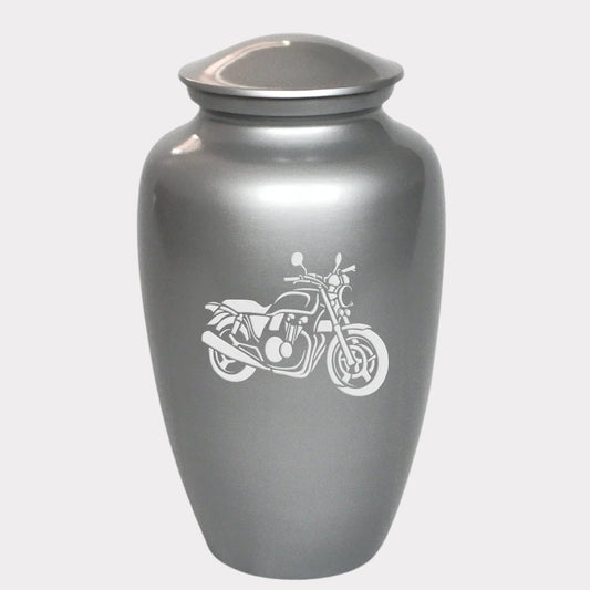 Classic Motorbike Cremation Urn