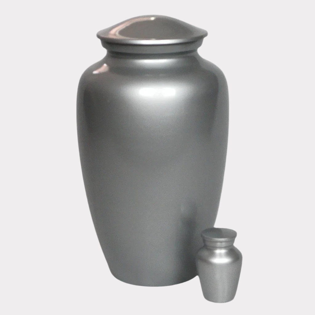 Silver classic keepsake urn