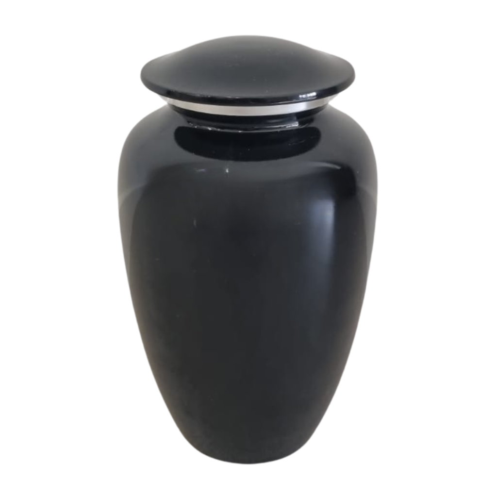 Classic Black Cremation Urn