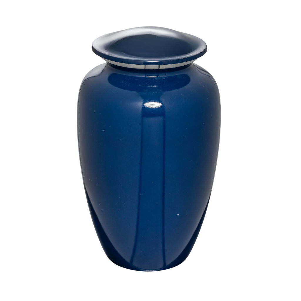 Classic Blue Cremation Urn