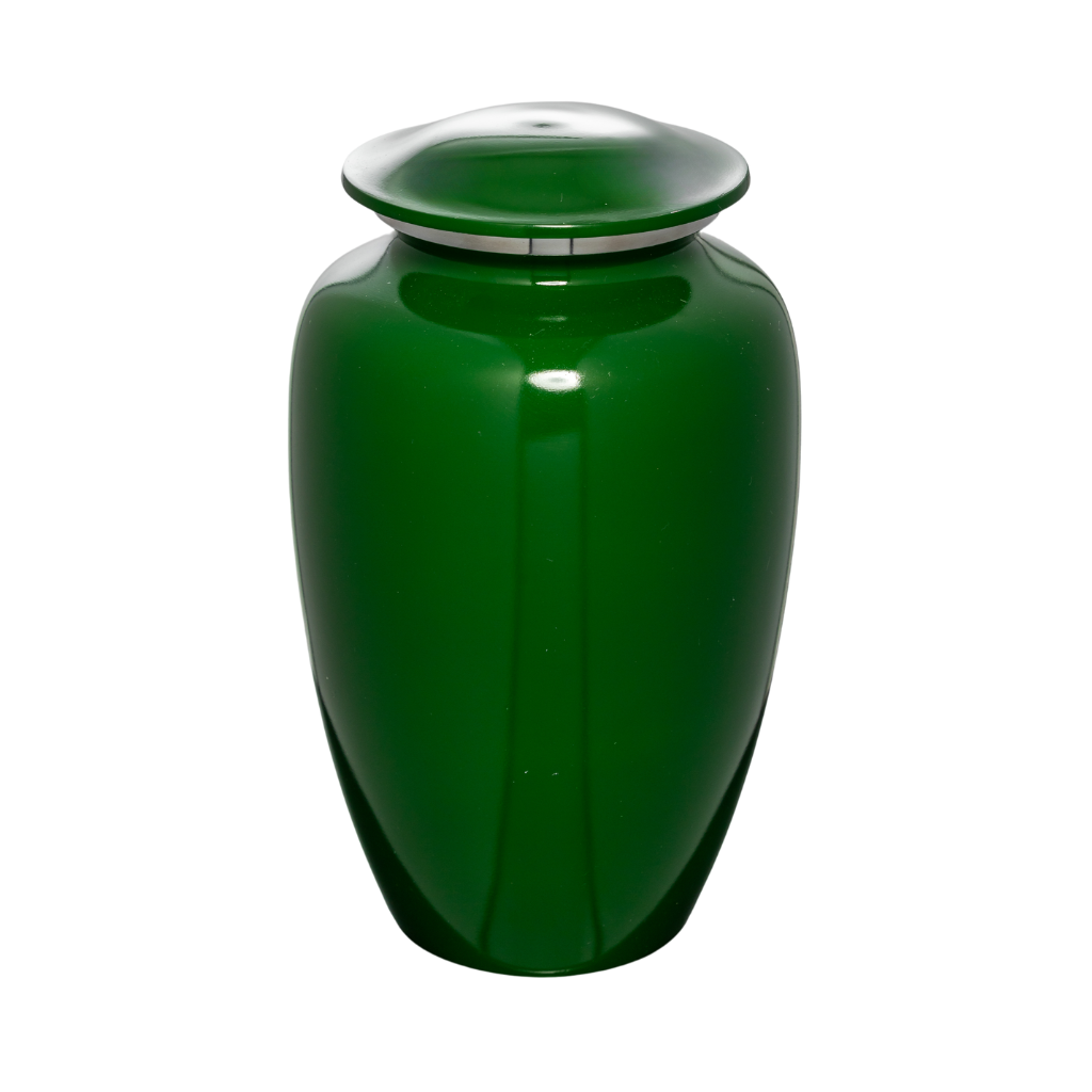 Classic Green Cremation Urn