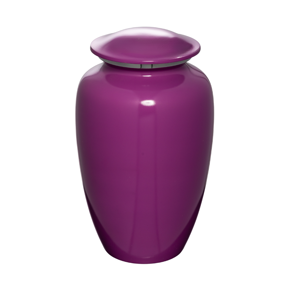 Classic Purple Cremation Urn