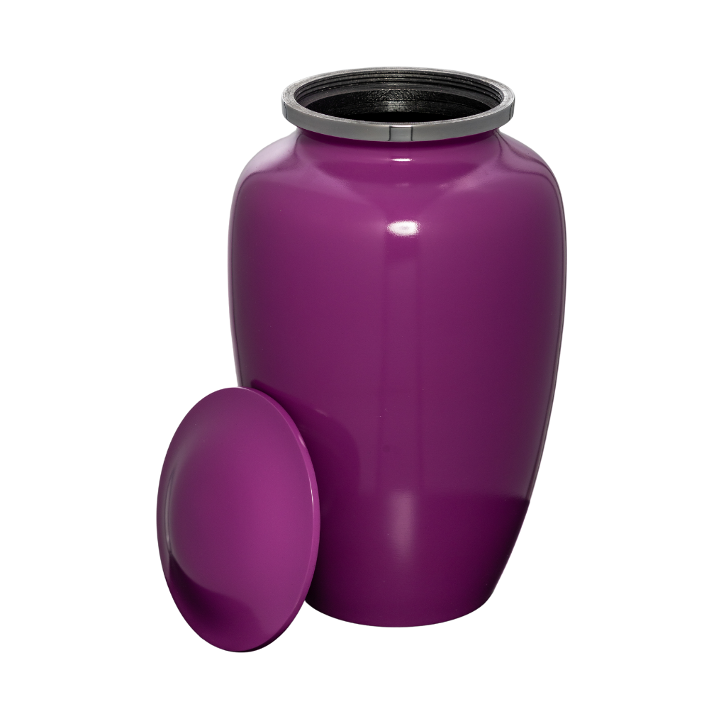 Classic Purple Cremation Urn