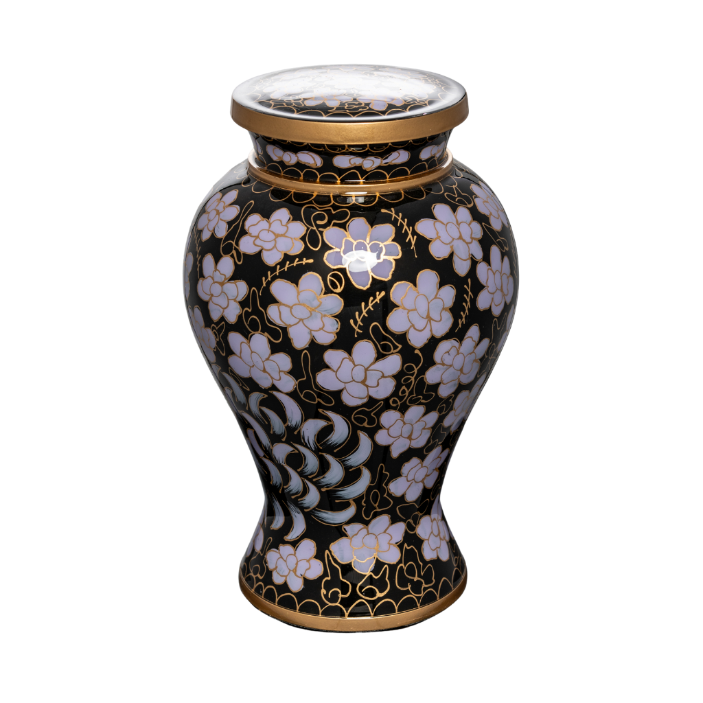 Cloisonné Garden Cremation Urn