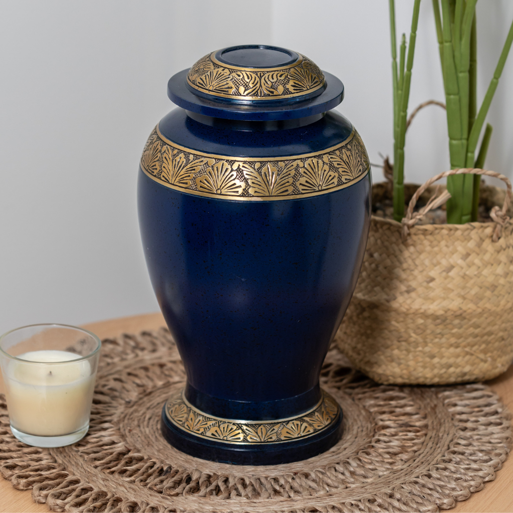 Cobalt Dream Cremation Urn