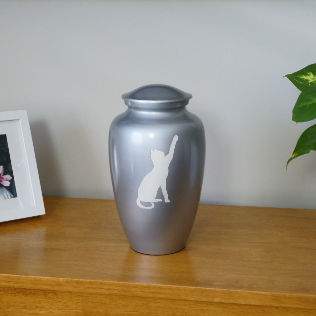 Comforting Cat Cremation Urn