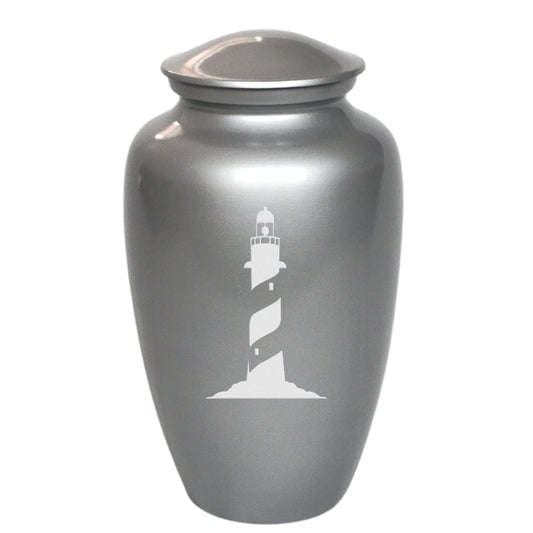 Distant Lighthouse Cremation Urn