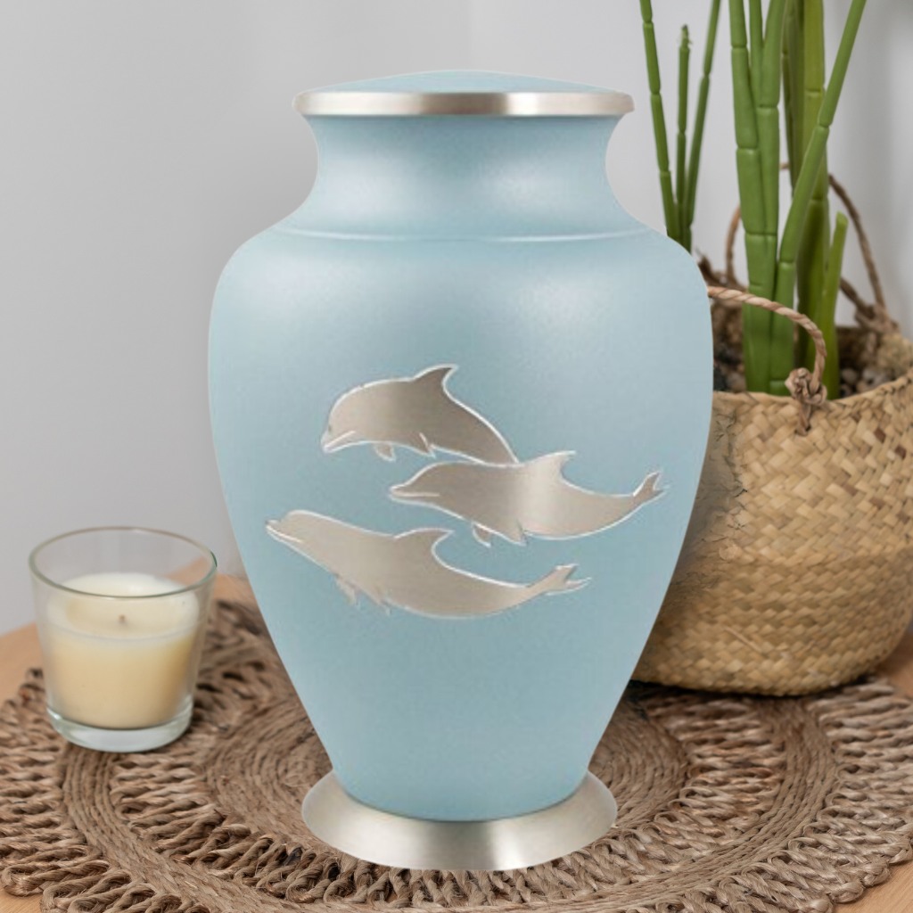 Dolphin Deliverance Cremation Urn