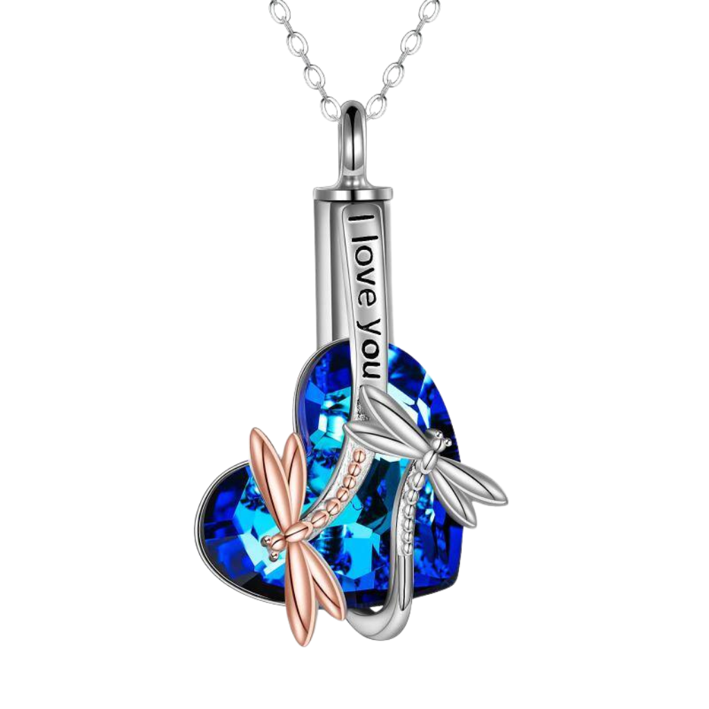 Dragonfly Destiny Cremation Necklace