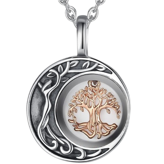 Encapsulated Tree Cremation Necklace