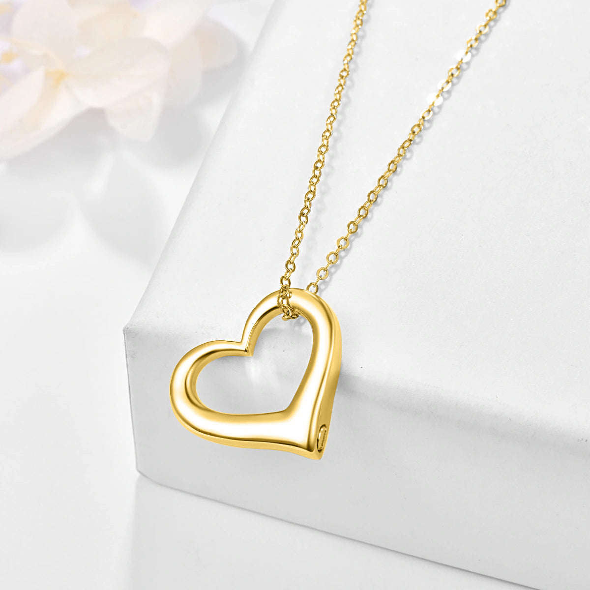 Eternal Love Gold Vermeil Cremation Necklace