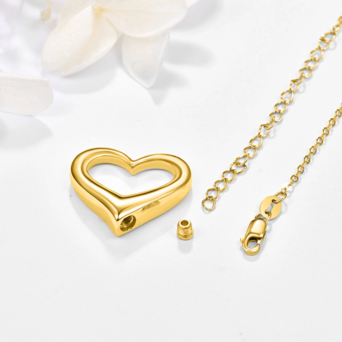 Eternal Love Gold Vermeil Cremation Necklace