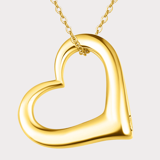 Eternal Love Gold Vermeil Cremation Necklace