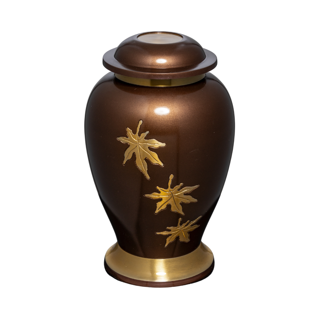 Falling Leaves Cremation Urn