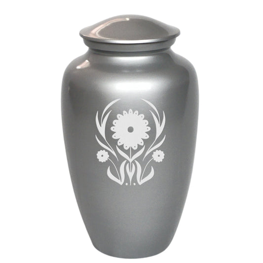 Floral Daisy Cremation Urn