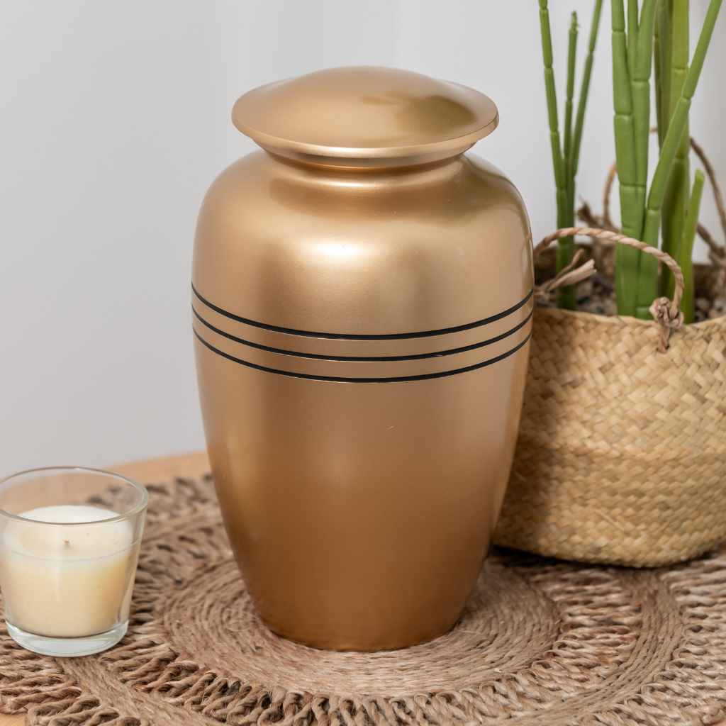 Golden Peace Cremation Urn