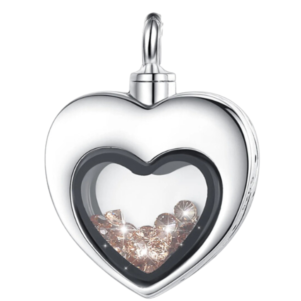 Heart Of Love Cremation Pendant