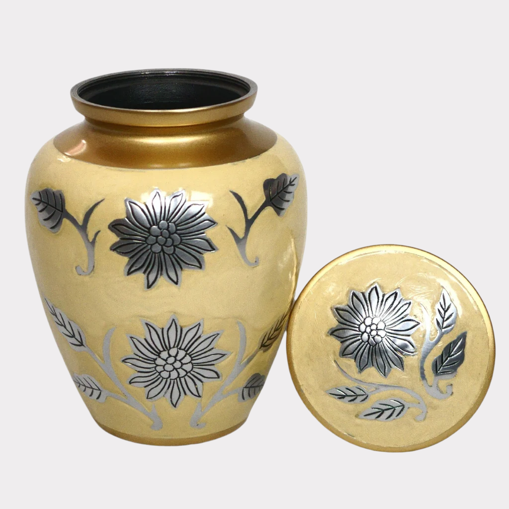 Honey Flowers Cremation Urn