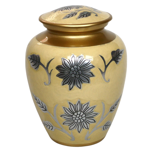 Honey Flowers Cremation Urn