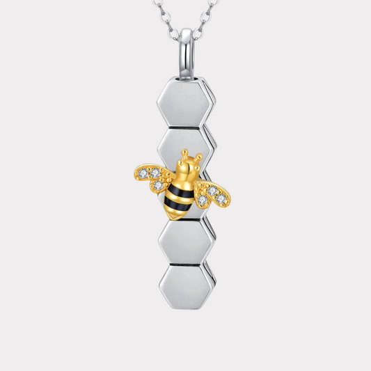 Honeybee Home Cremation Necklace