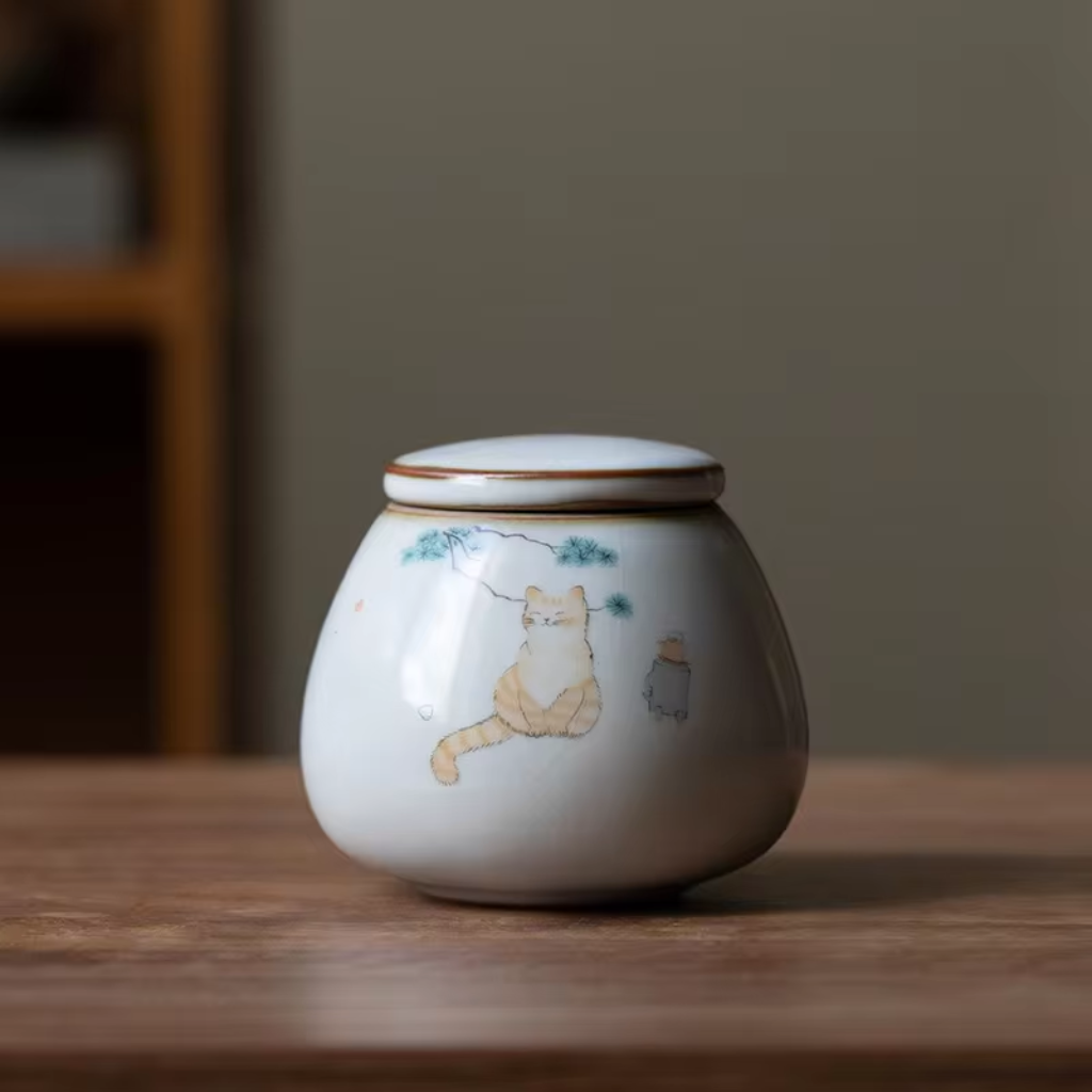 Hungry Cat Keepsake Urn