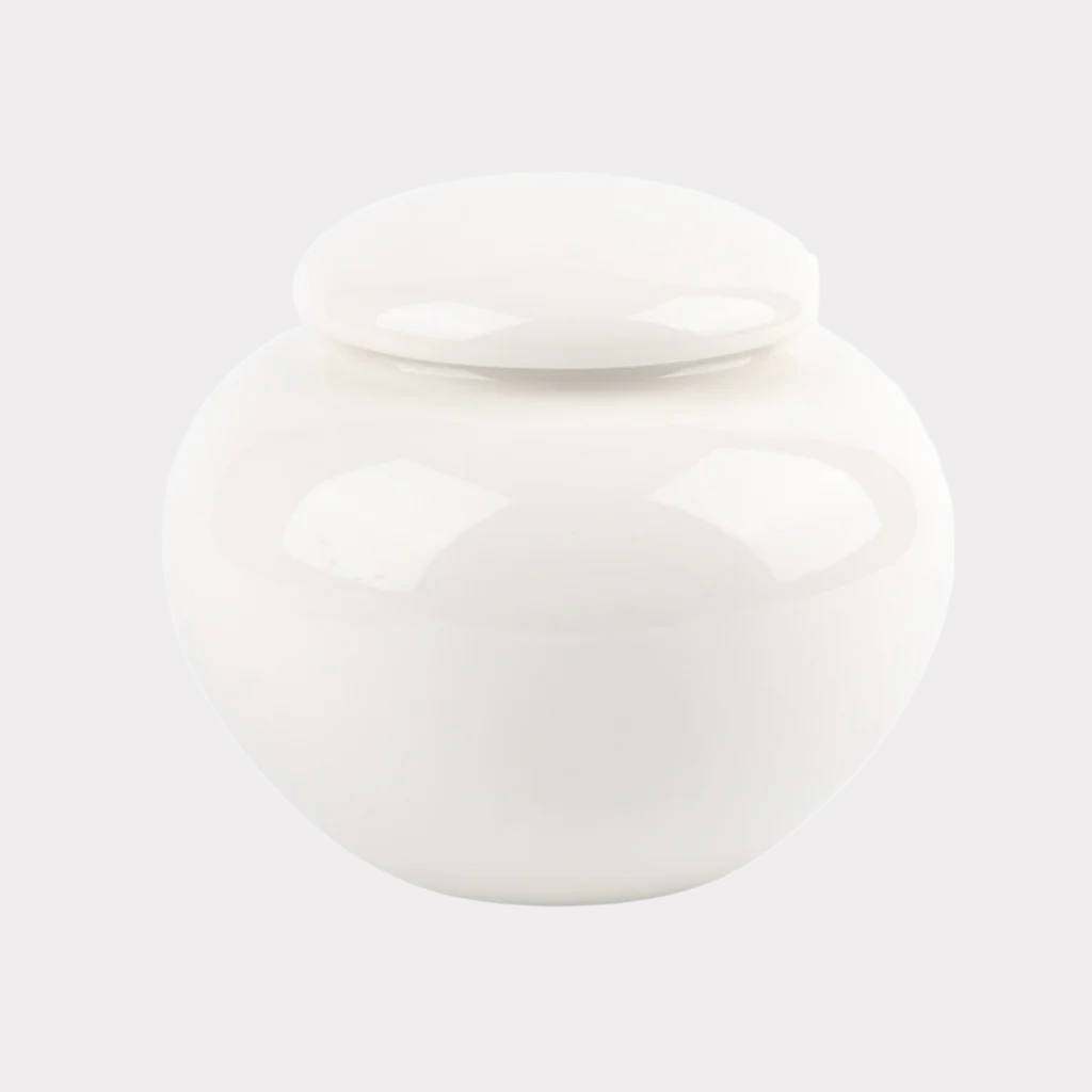 Ivory Ceramic Keepsake Urn