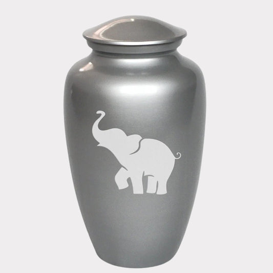 Joyful Elephant Cremation Urn