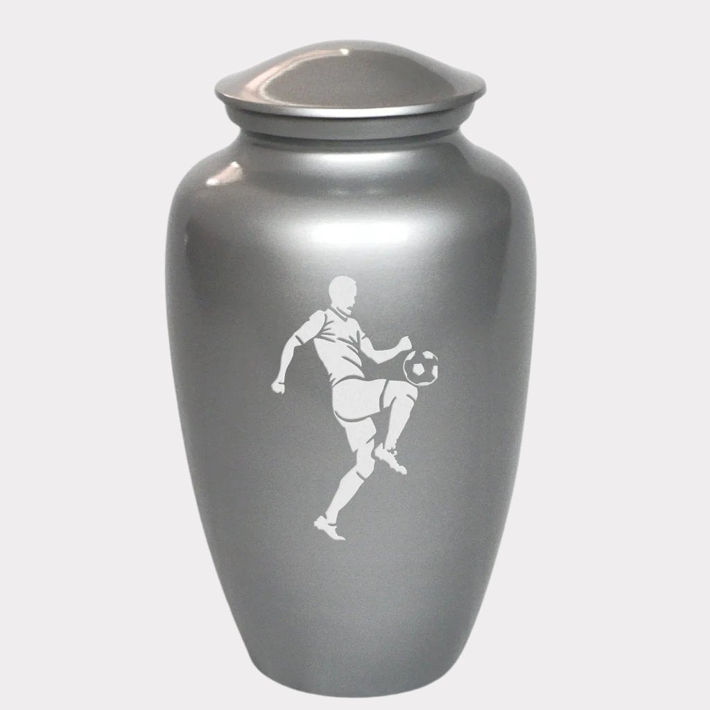 Juggling Football Cremation Urn