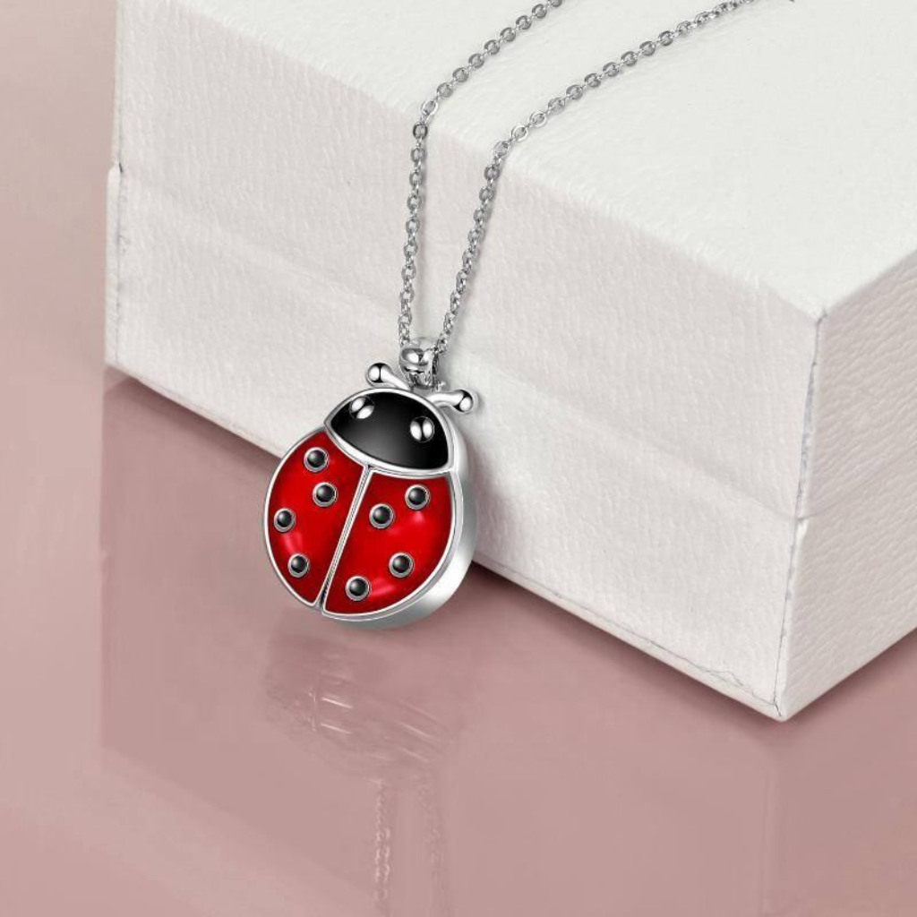 Ladybug Love Cremation Locket