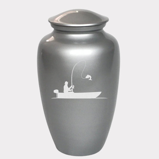 Lake Fishing Cremation Urn