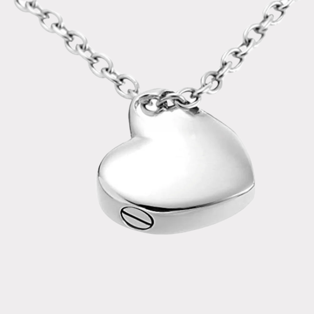 Love Forever In My Heart Cremation Necklace