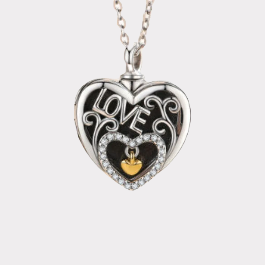 Love Heart Cremation Locket