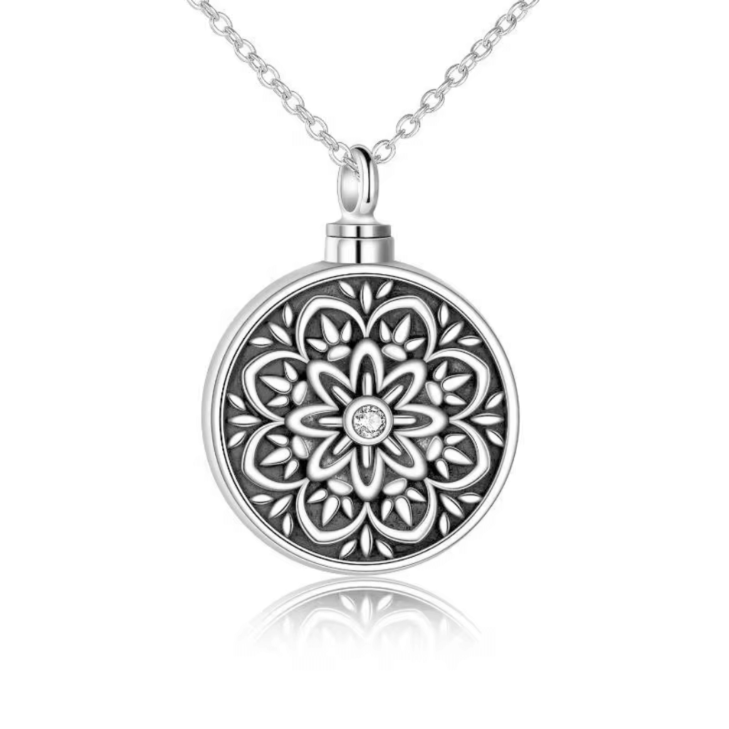 Mandala Serenity Cremation Pendant