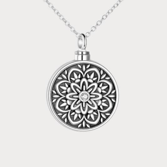 Mandala Serenity Cremation Pendant