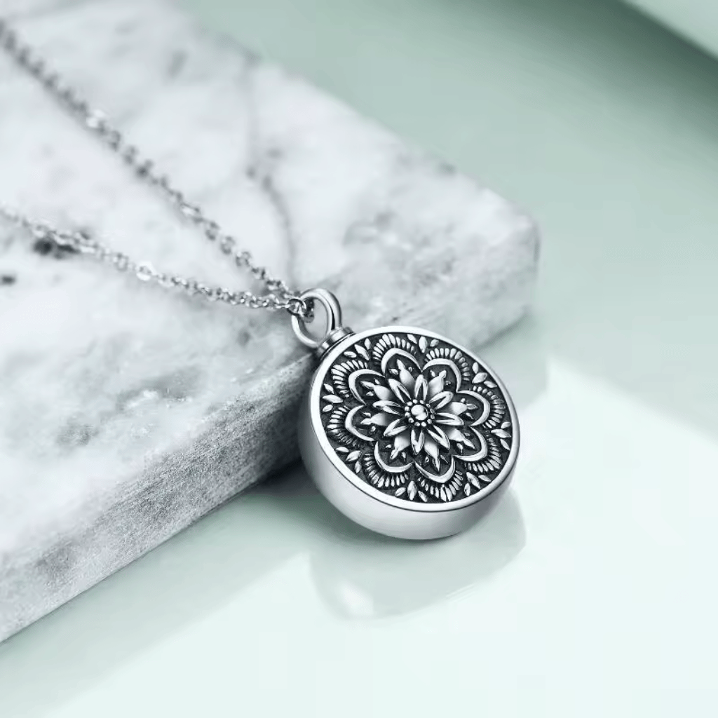 Mandala Serenity Cremation Pendant