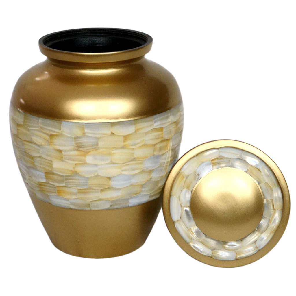 Mother Of Pearl Cremation Urn