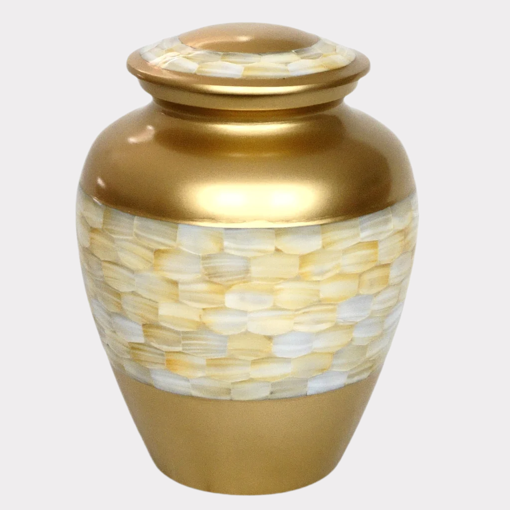 Mother Of Pearl Cremation Urn