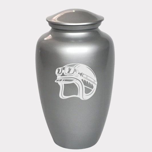 Motorbike Helmet Cremation Urn