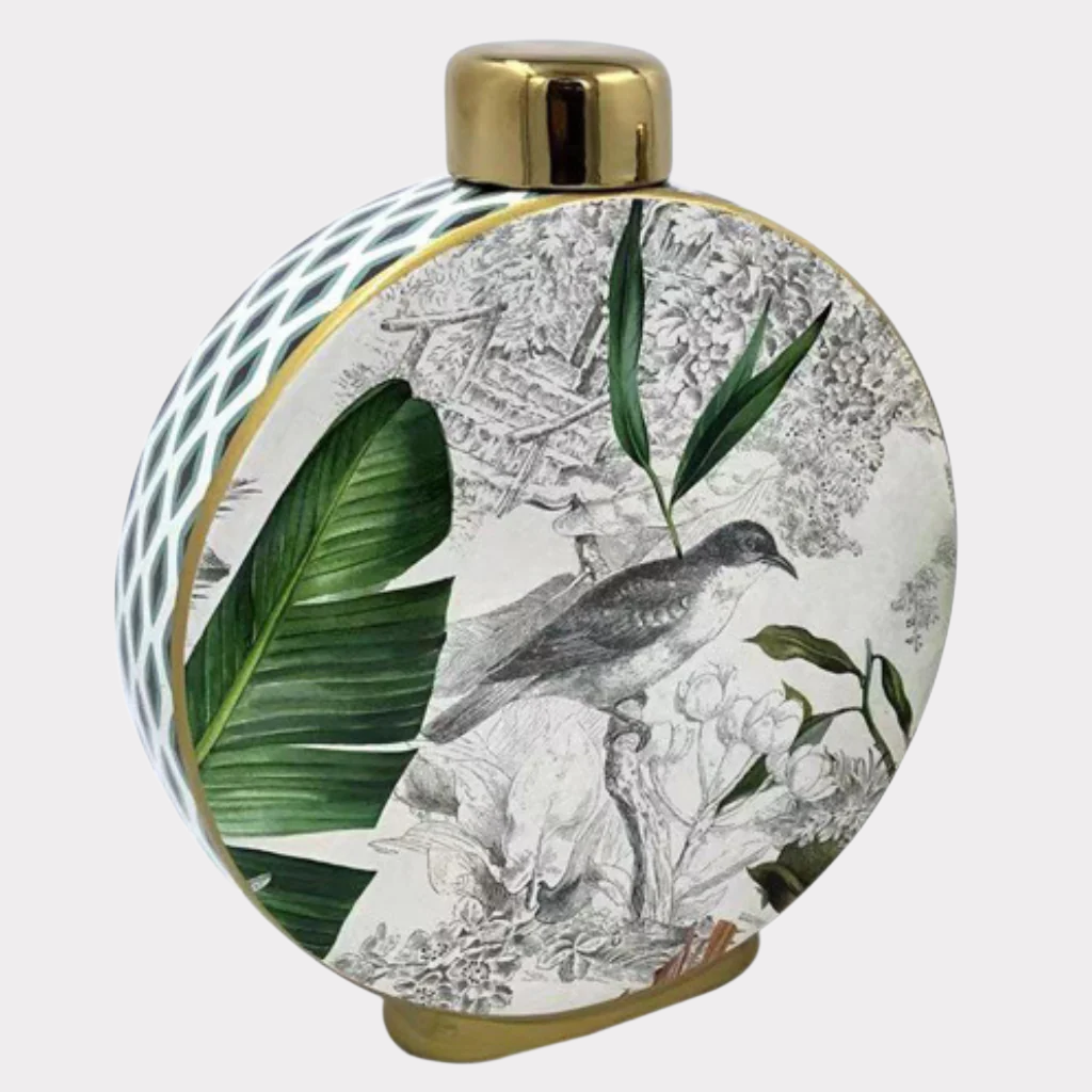 Nesting Bird Ceramic Cremation Urn