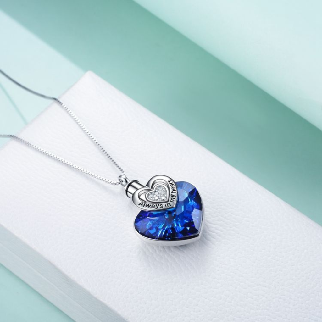 Oceans Heart Cremation Pendant