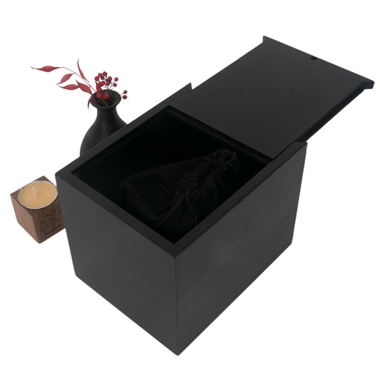 Onyx Photo Box Wood Cremation Urn