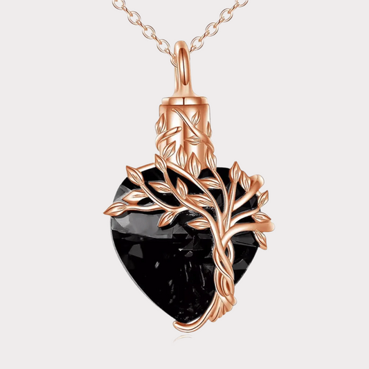 Onyx Tree Cremation Pendant