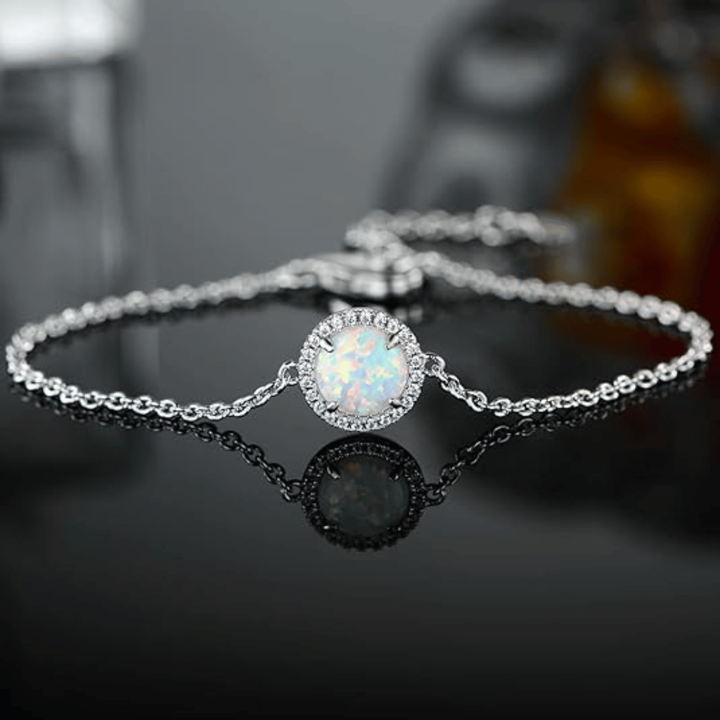 Opal Remembrance Cremation Bracelet