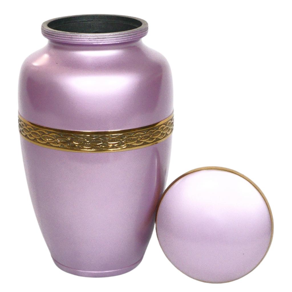 Pastel Pink Cremation Urn