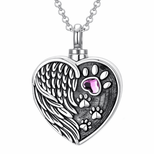 Angel Paws Cremation Locket