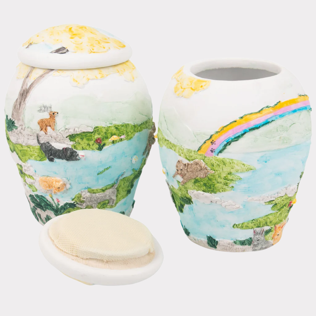 Rainbow Bridge Ceramic Cremation Urn