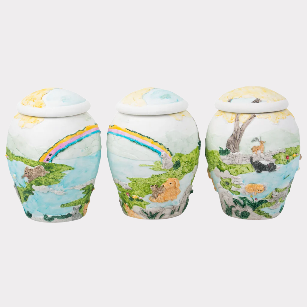 Rainbow Bridge Ceramic Cremation Urn