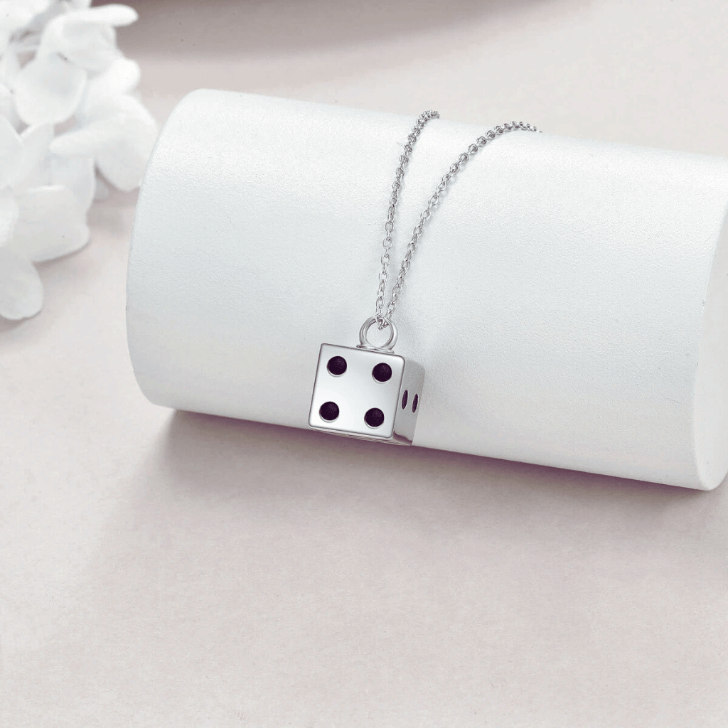 Rollers Dice Cremation Pendant