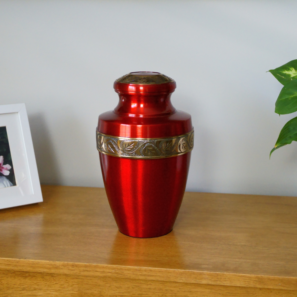 Ruby Solstice Cremation Urn