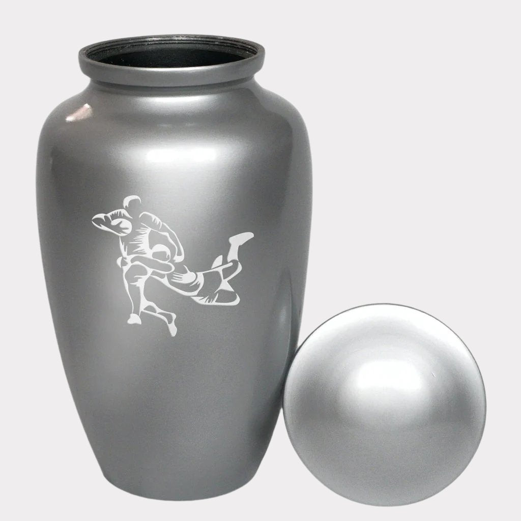 Rugby Tackle Cremation Urn